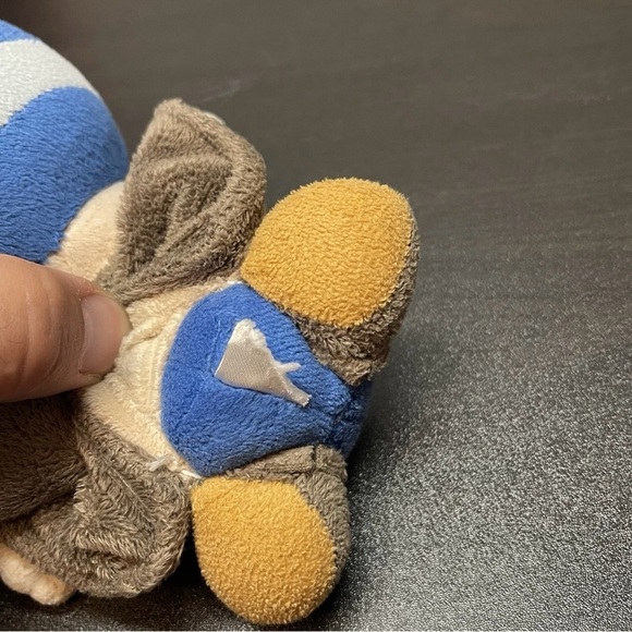 New Super Mario Bros U - Flying Squirrel Mario & Blue Toad Plush 2012 Nintendo - Picture 4 of 4